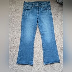 American Eagle Outfitters Light Blue Straight Leg Jeans